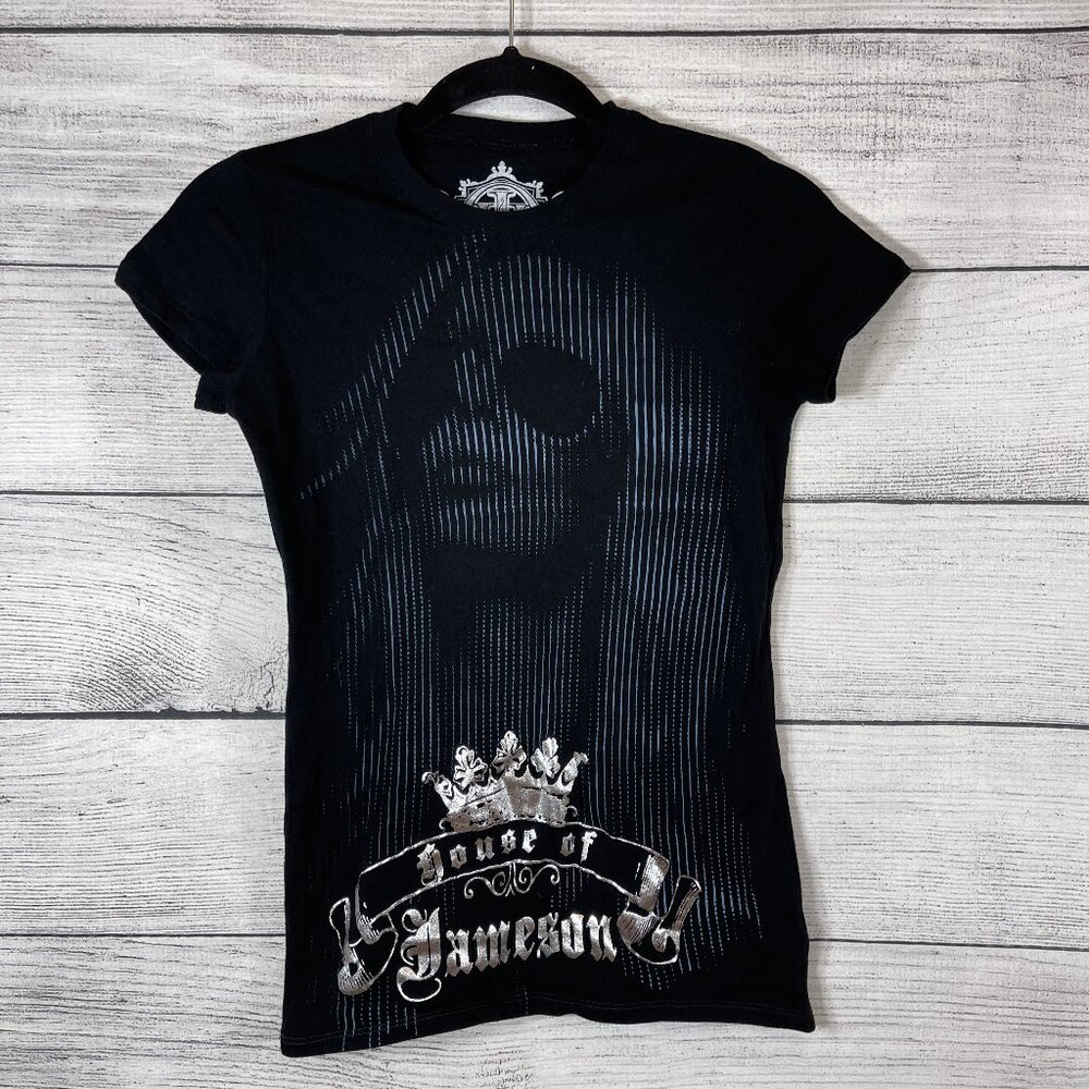 House of Jameson Silver Crown Cotton Tee Sz M